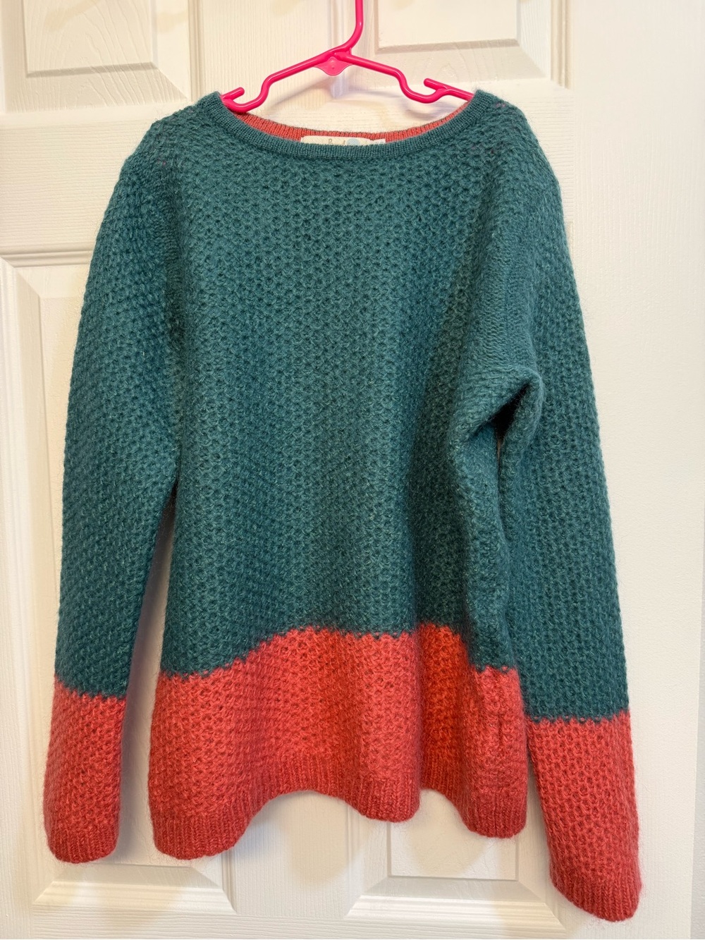 Boden Colorblock Girls Knit Sweater